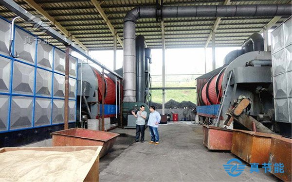 低溫污泥干化機(jī)運(yùn)行現(xiàn)場